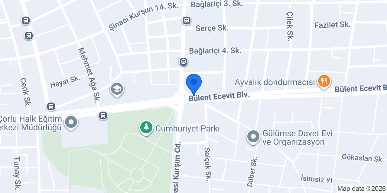 ANKA HOME ÇORLU (mutfak ve balkon mobilyaları) konumu