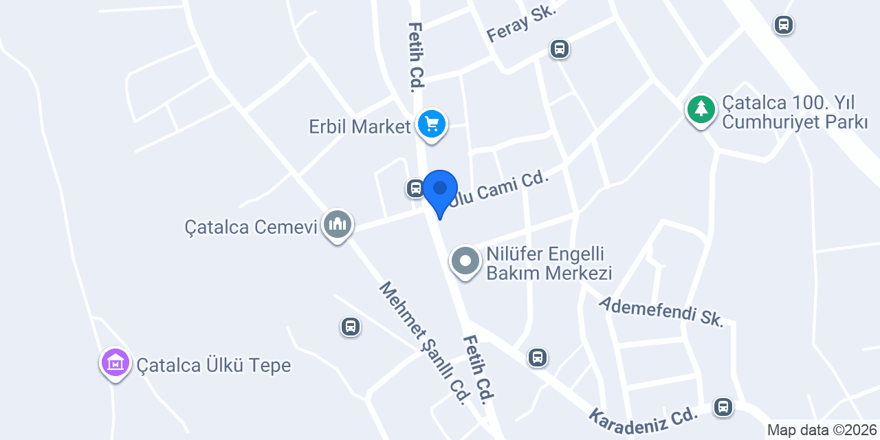 Çatalca Tente konumu