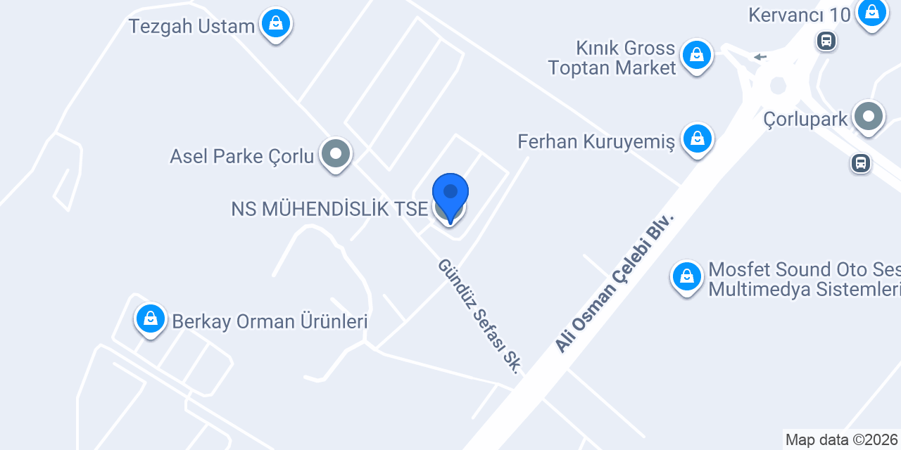 NS MÜHENDİSLİK TSE konumu