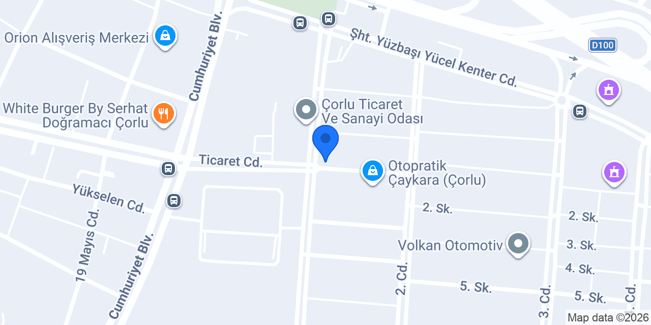 BARIŞ OTO LASTİK ÇORLU konumu