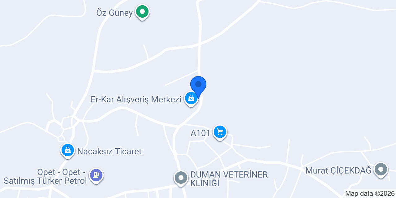 Erkar Mobilya - Yapı Market konumu