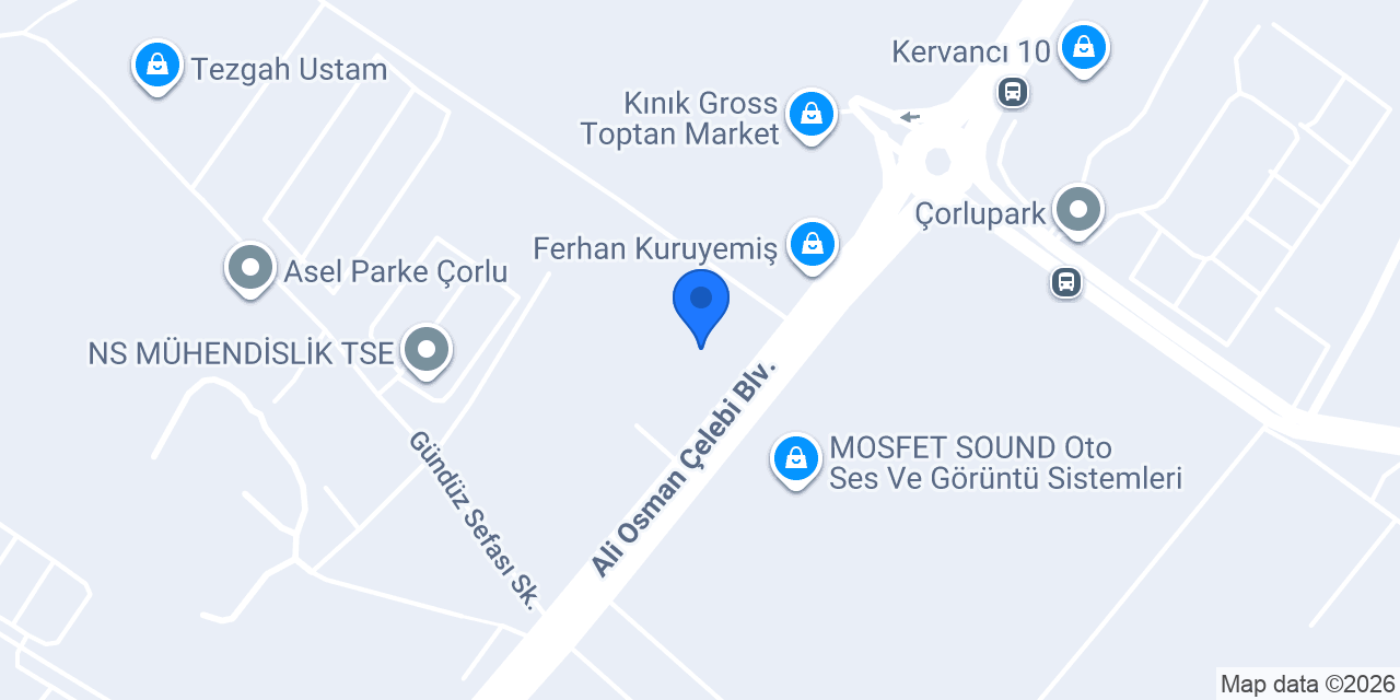 AYBİR Mühendislik konumu