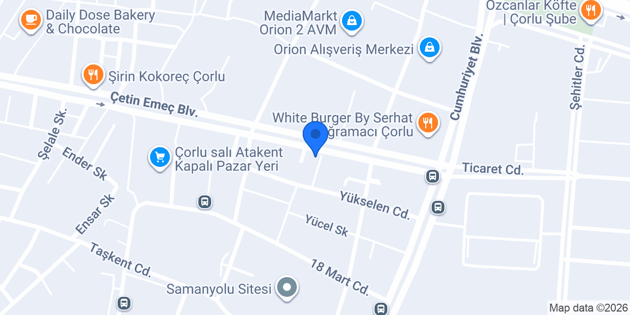 Ergene Yapı - Çorlu Karot Hizmetleri konumu