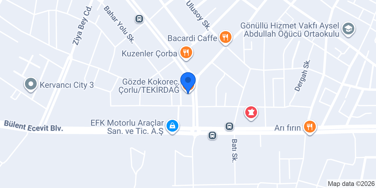 Sardunya Çiçek Cafe konumu