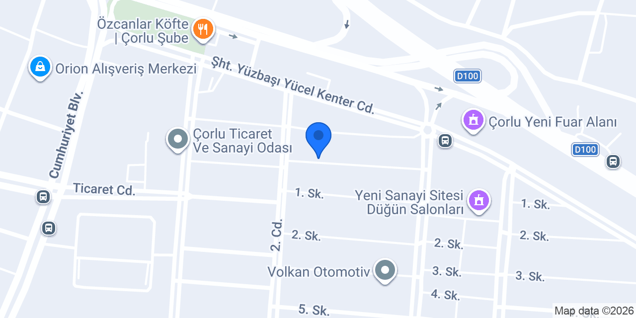 ÇORLU BMW konumu