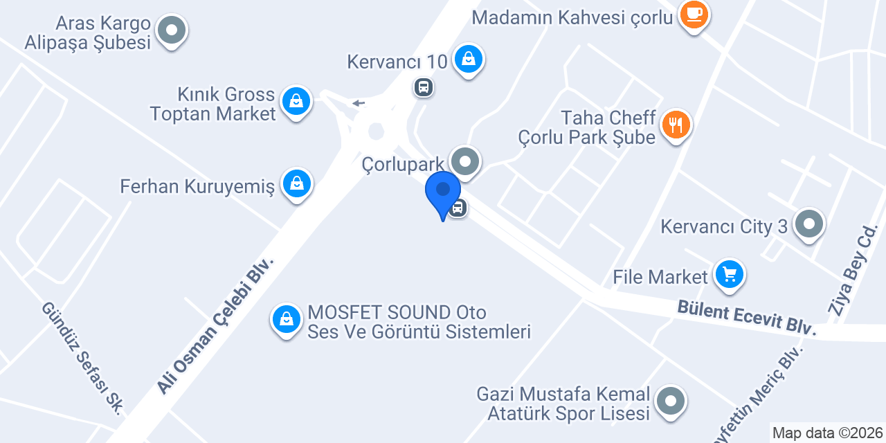 Naveda Multimedya Çorlu konumu