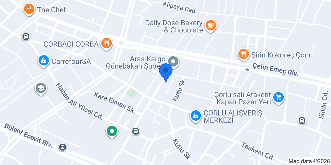 Sema Gündüz Bakımevi Çorlu konumu