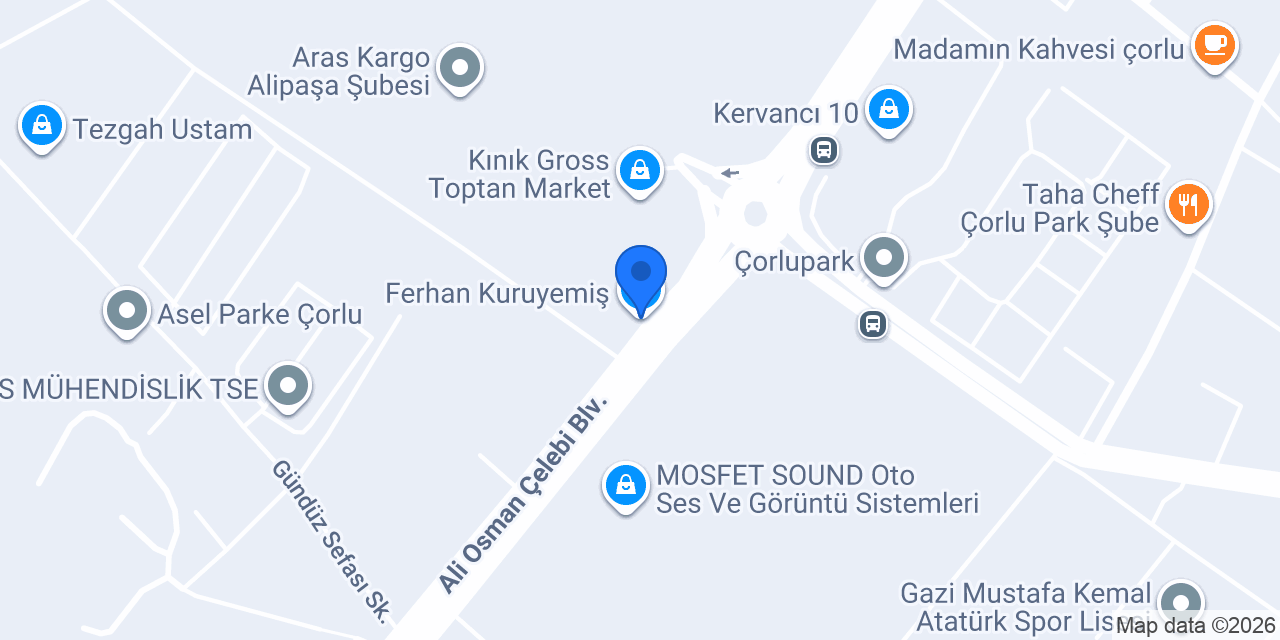 Ferhan Kuruyemiş konumu
