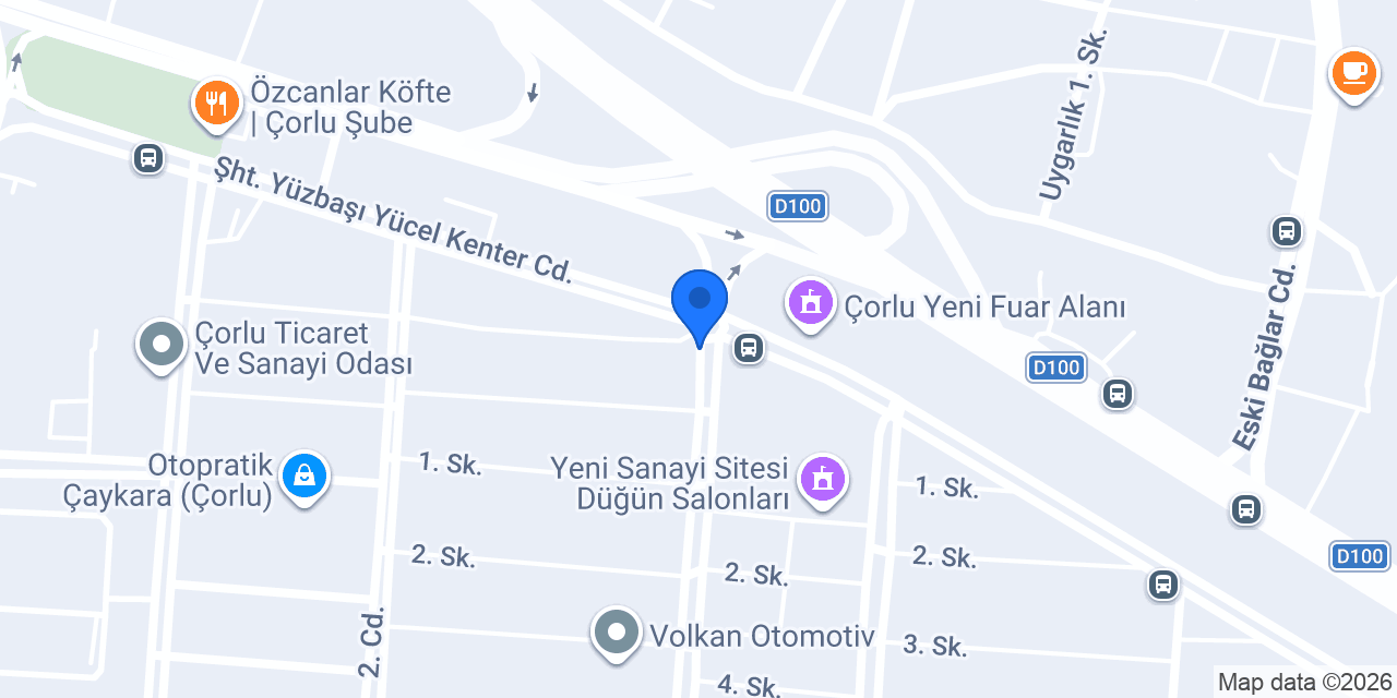 Yeni Sanayi Taksi konumu