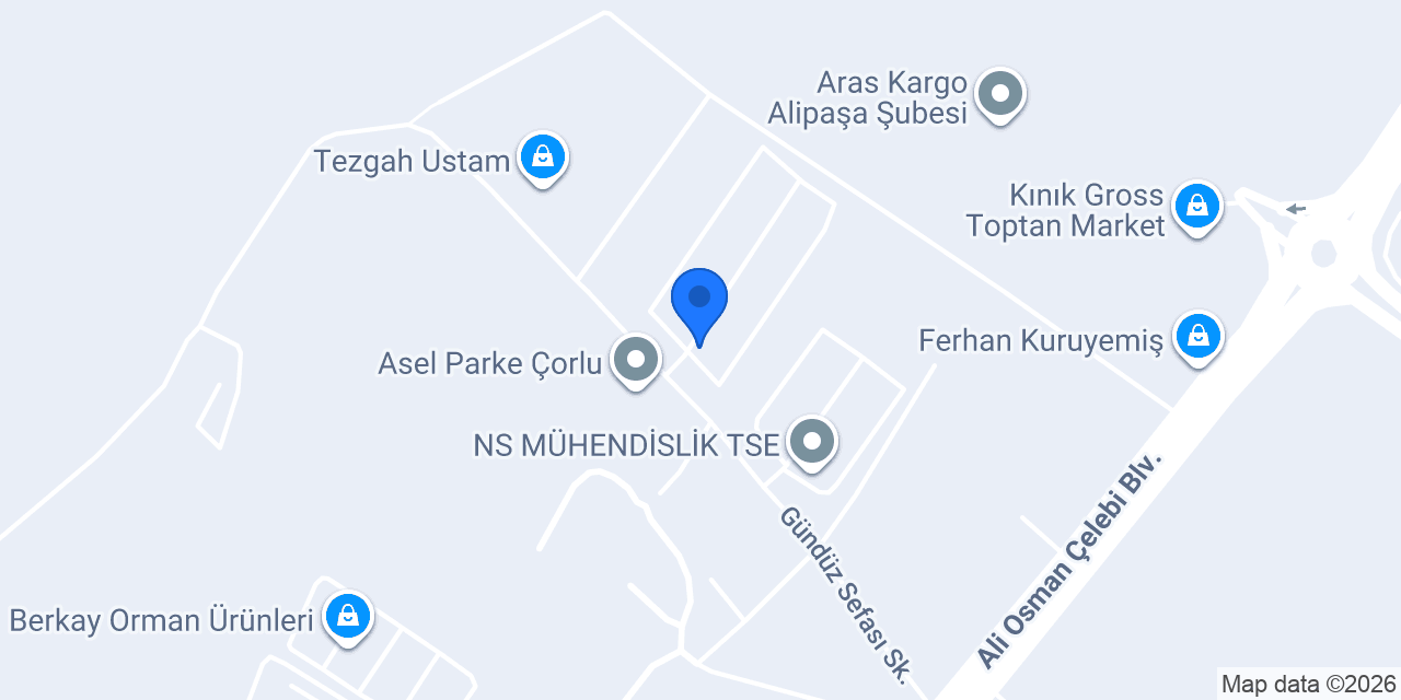 İnterfab Endüstriyel Kimya Ürünleri konumu