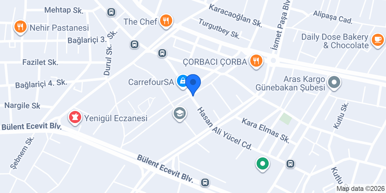 Qarga Cafe konumu