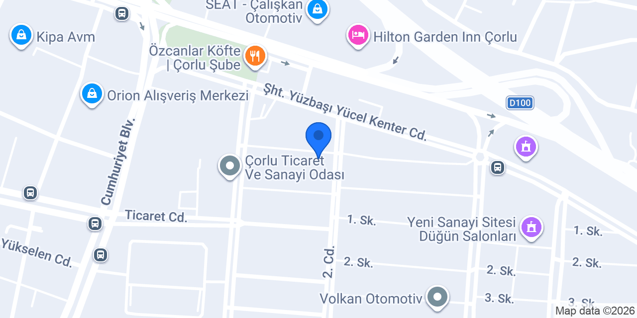 Erenler Orman Ürünleri Çorlu Şubesi konumu