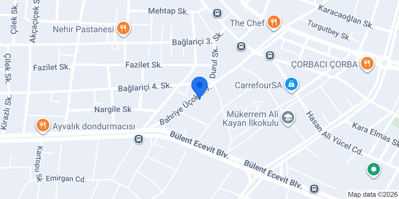 Pati Home Veteriner Kliniği konumu
