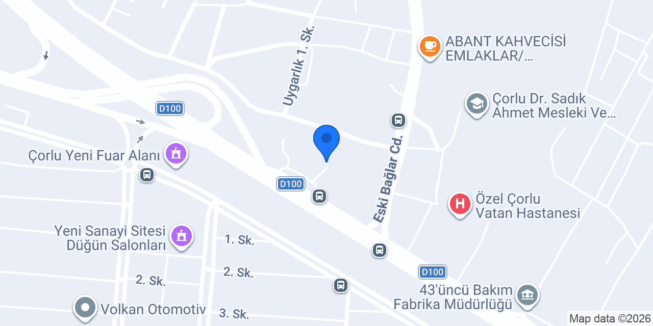 Umran Oto Ekspertiz - Çorlu konumu