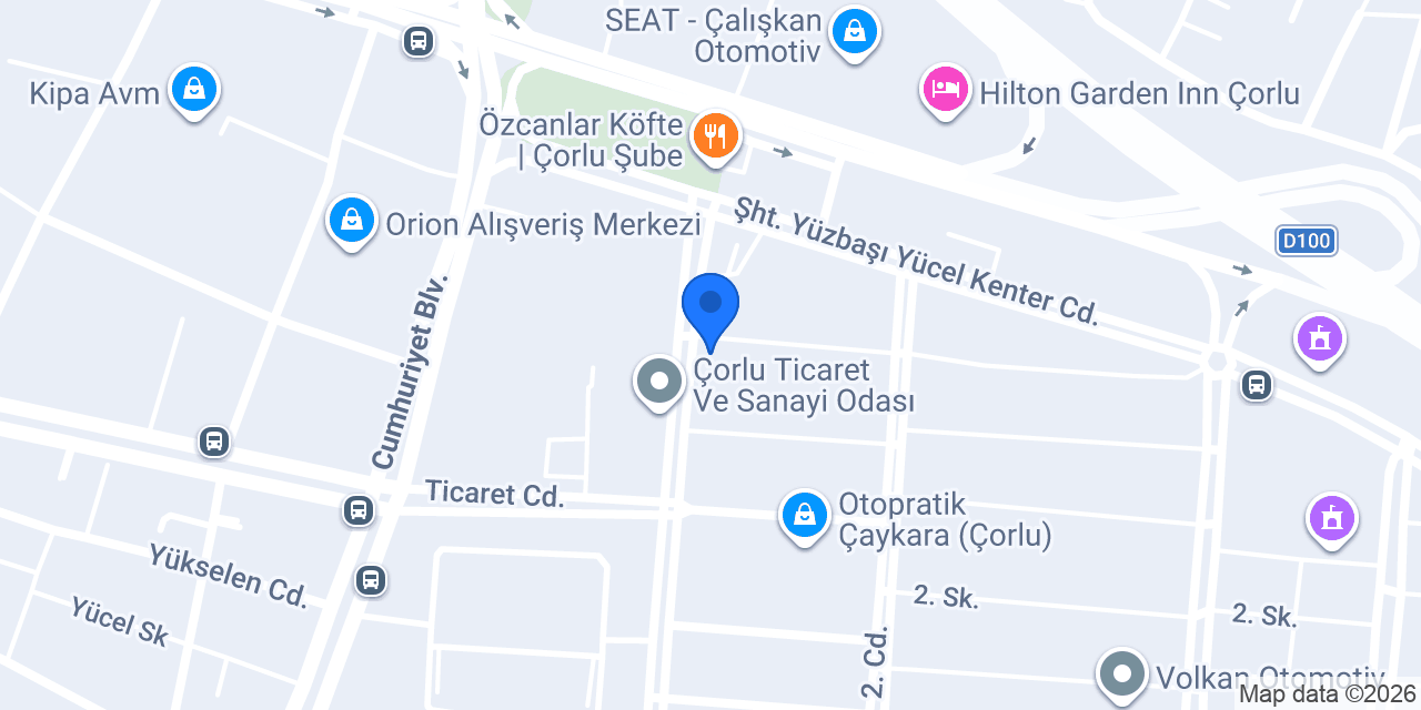 Continental - Kıta Oto Lastik konumu