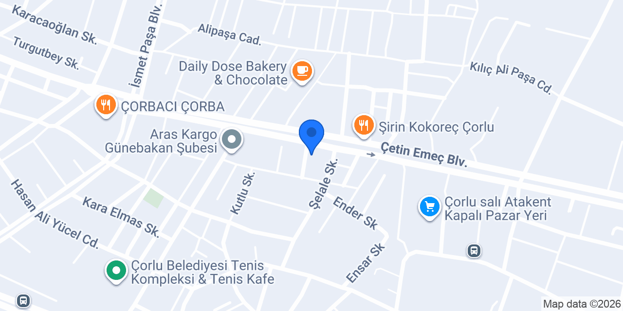 Turyap Premium Çorlu konumu