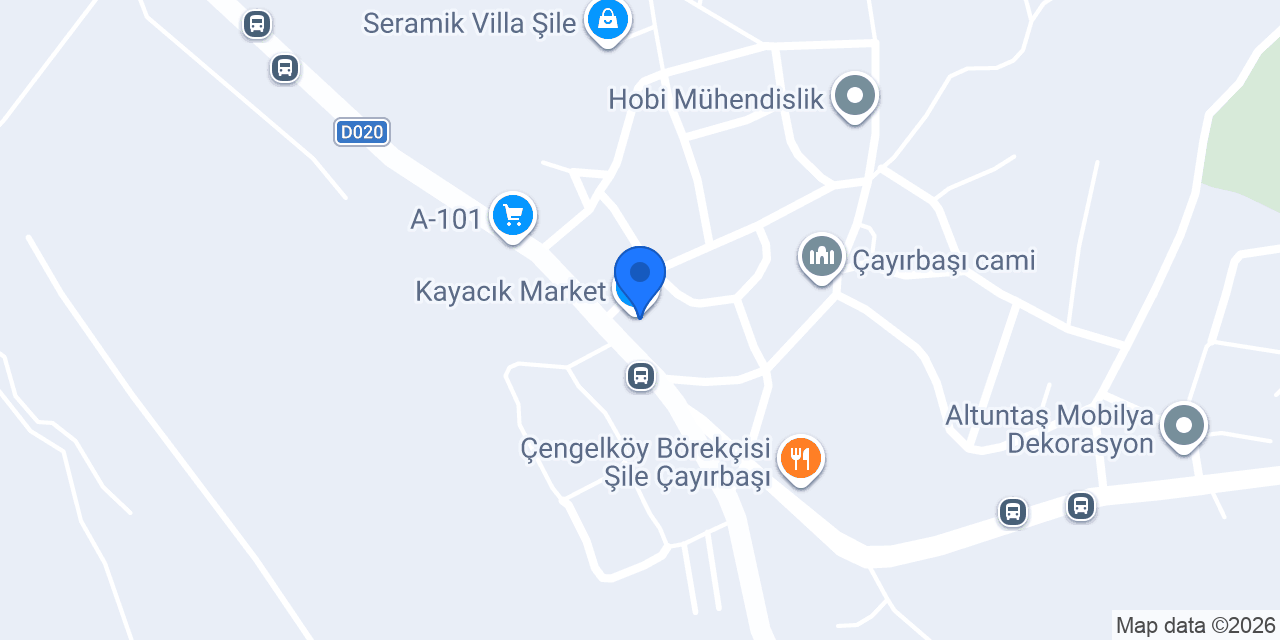 Kayacık Market konumu