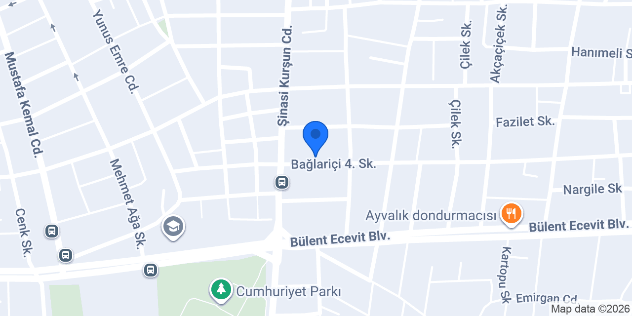 Merve Piliç Market konumu