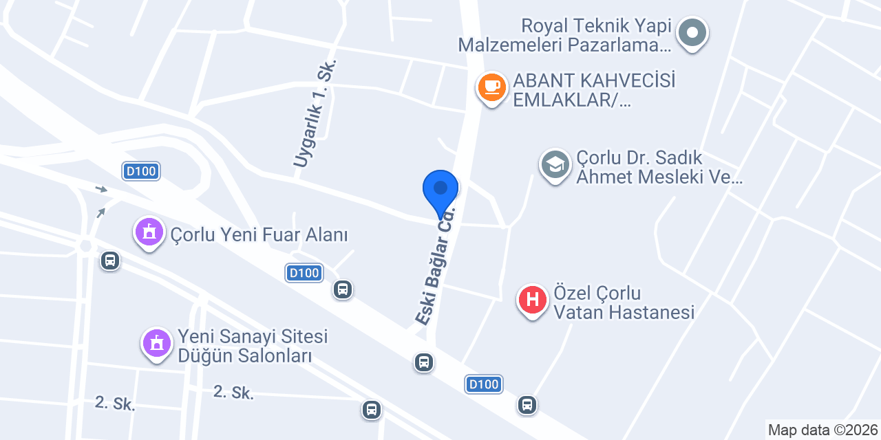 Vatan Taksi Durağı - Çorlu konumu