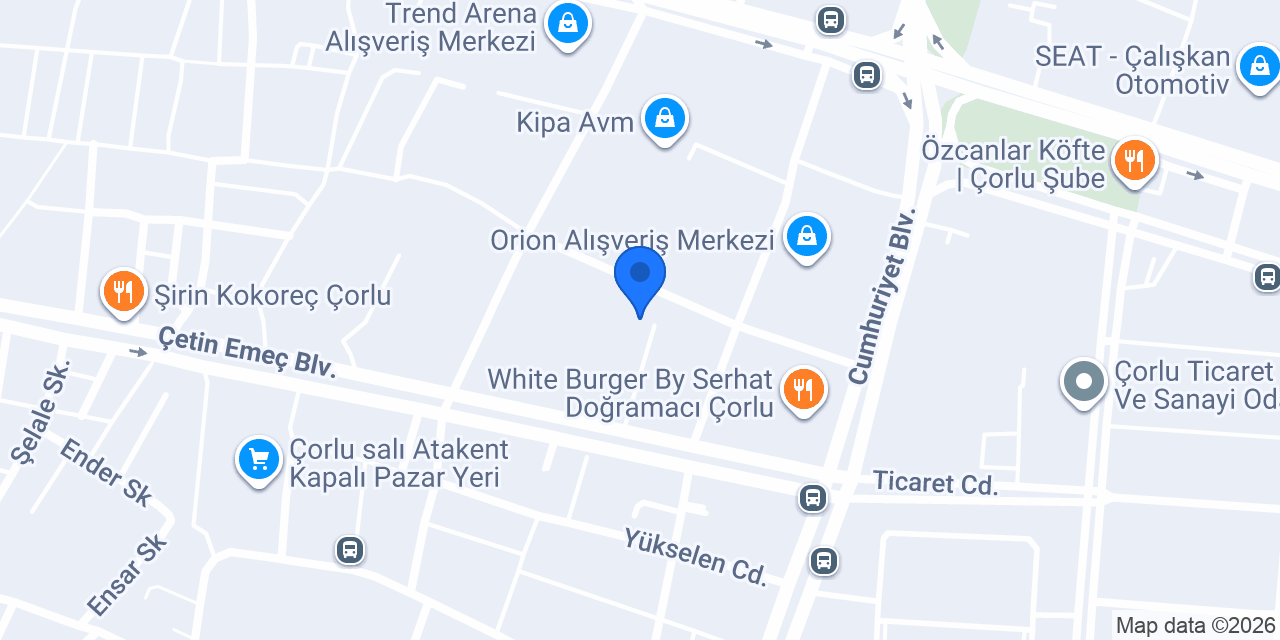 Mixx Club Çorlu konumu