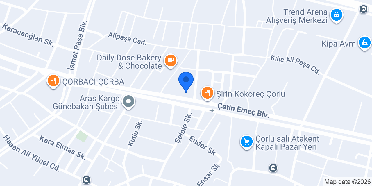 Dinamik Group Çorlu OSGB konumu