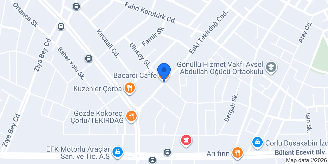 Bacardi Caffe konumu
