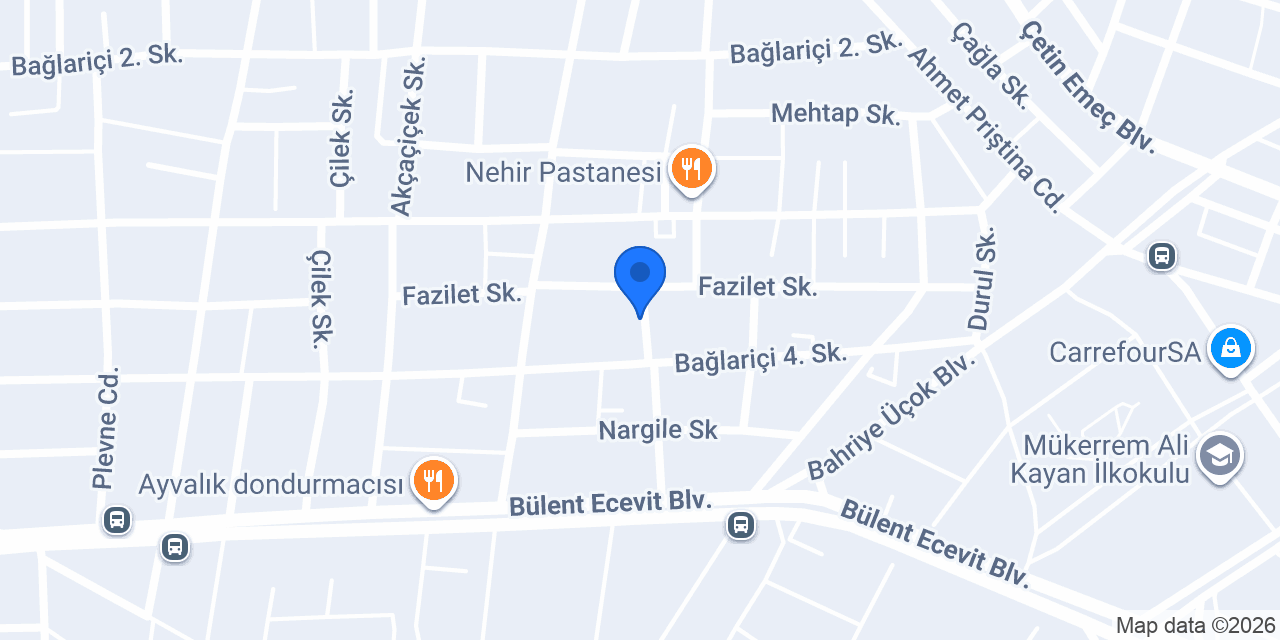 Çorlu Elektrikçi | İnallar Elektrik konumu