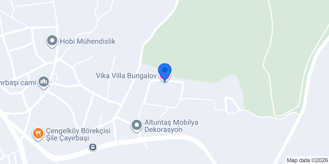 Vika Villa Bungalov konumu