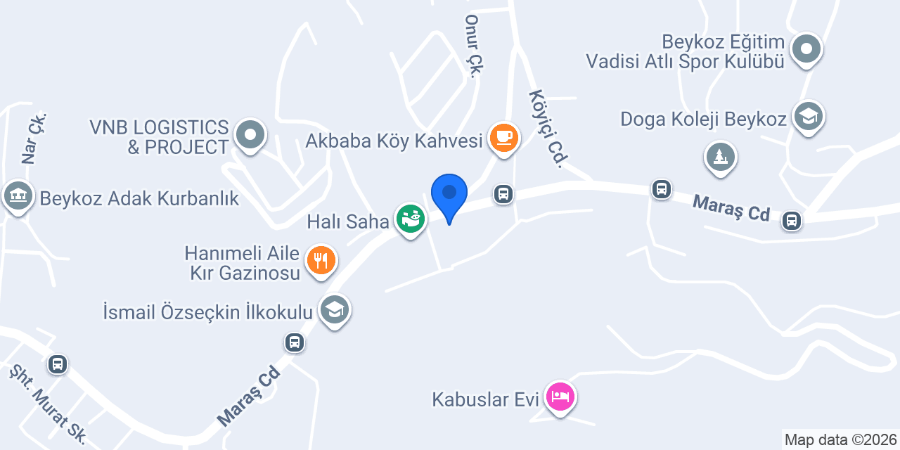 Beykoz Akbaba Anadolu Lisesi konumu