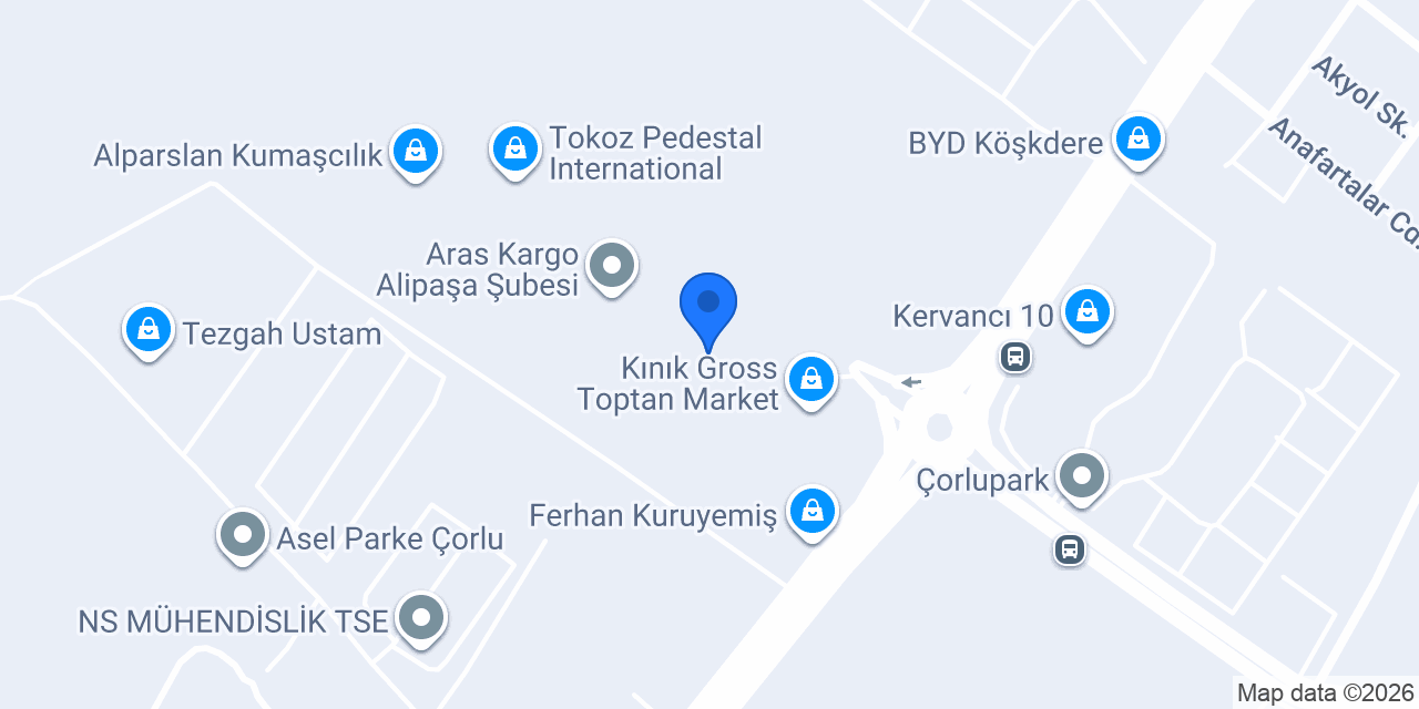 ATA ELEKTROTEKNİK SAN.VE TİC.A.Ş. konumu