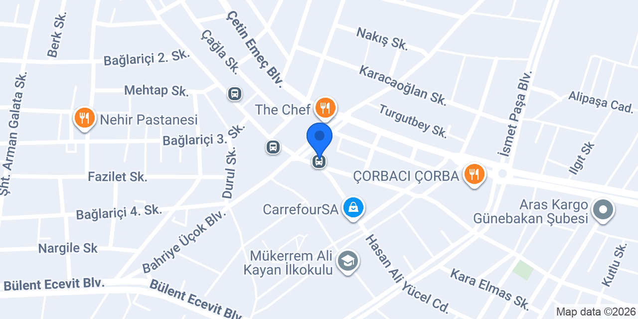 Çorlu Eylül Konaklama konumu