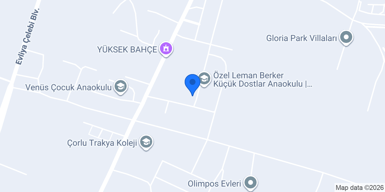 Yeşeren Ada Anaokulu konumu