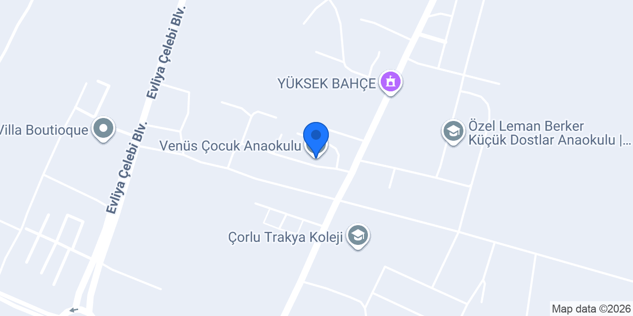 Venüs Çocuk Anaokulu konumu