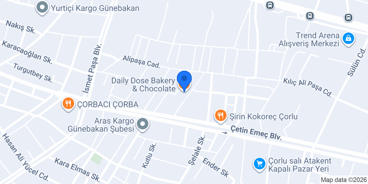 Daily Dose Bakery & Chocolate konumu