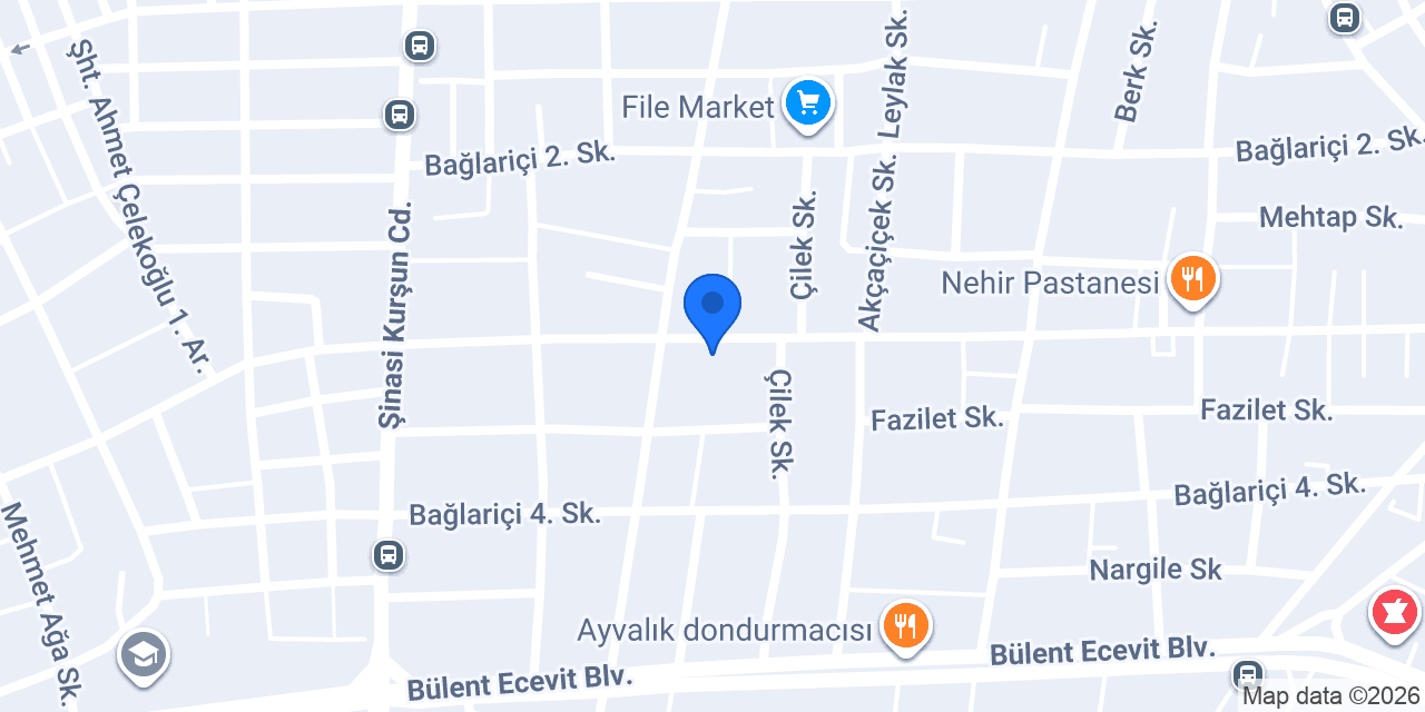 Yenibağlar Aile Sağlık Mrk. konumu