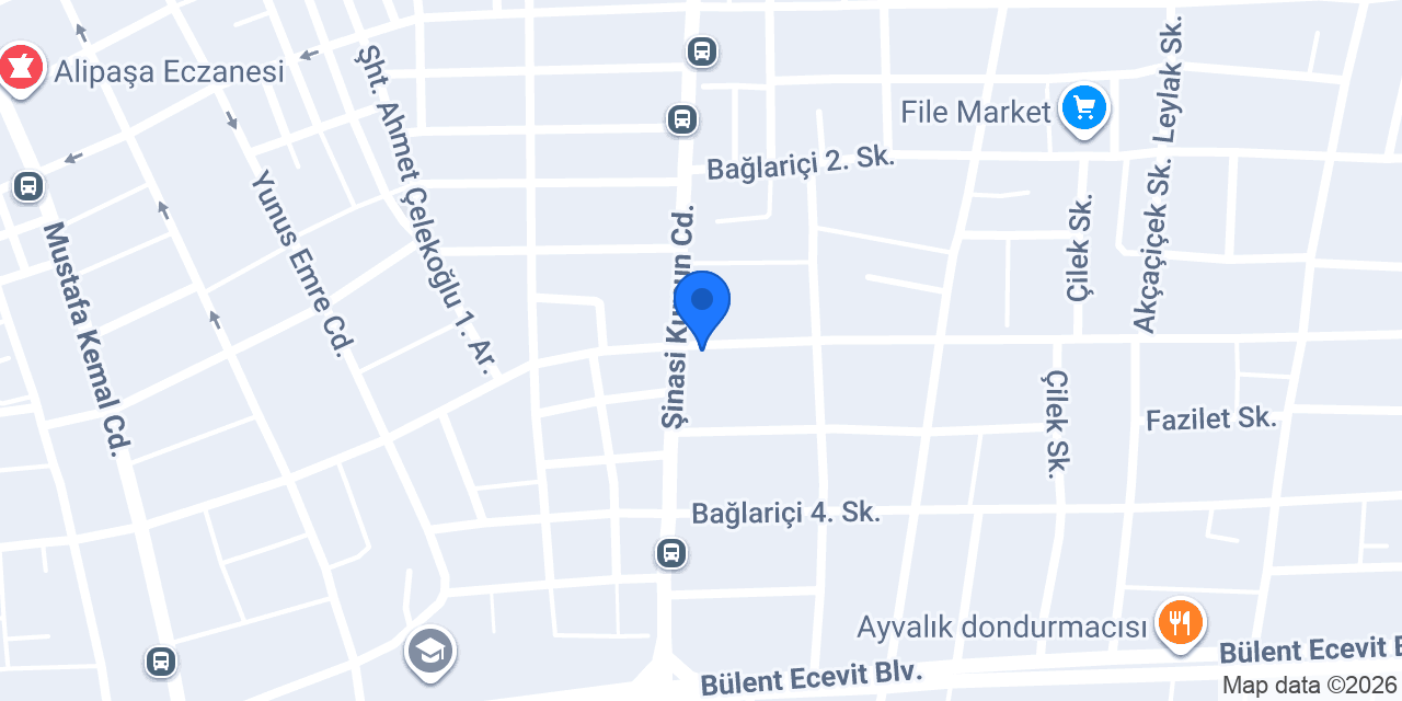 Baydarlar Yapı Malzemeleri - Çorlu konumu