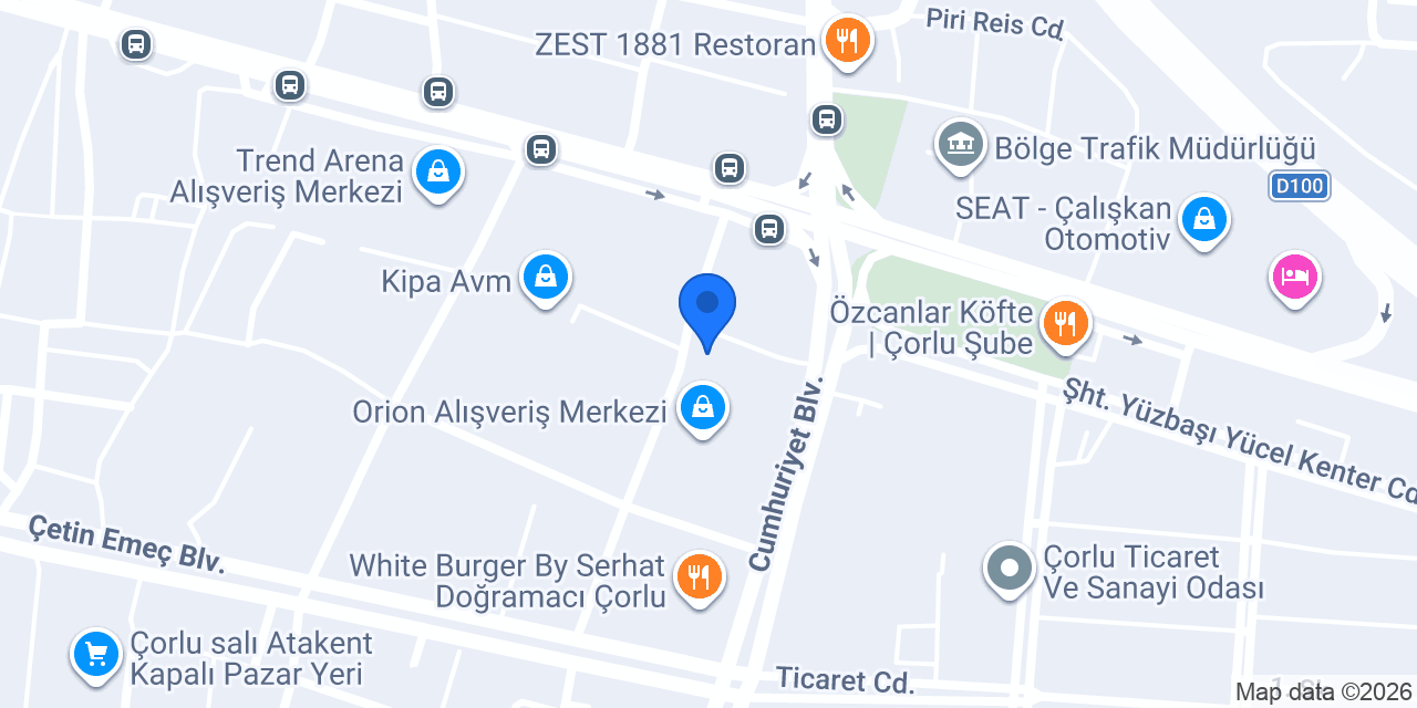 ÖZ ÇORLU OCAKBAŞI KEBAP konumu
