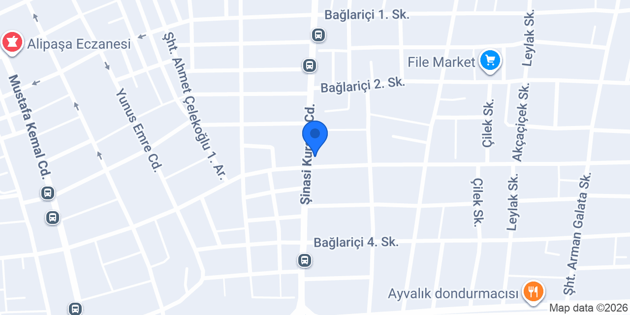 Çiğköftem Santral Şubesi konumu