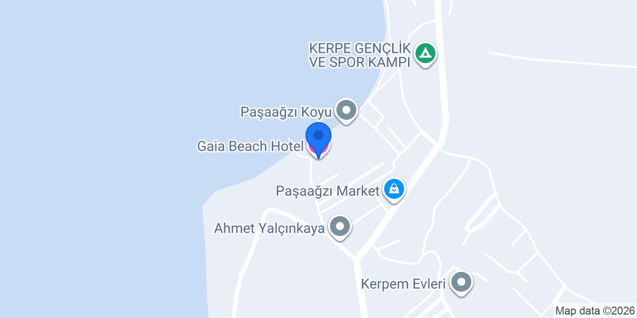 Gaia Beach Hotel konumu