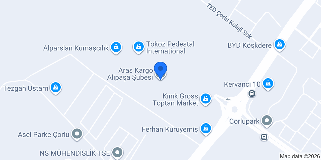 Aras Kargo Alipaşa Şubesi konumu