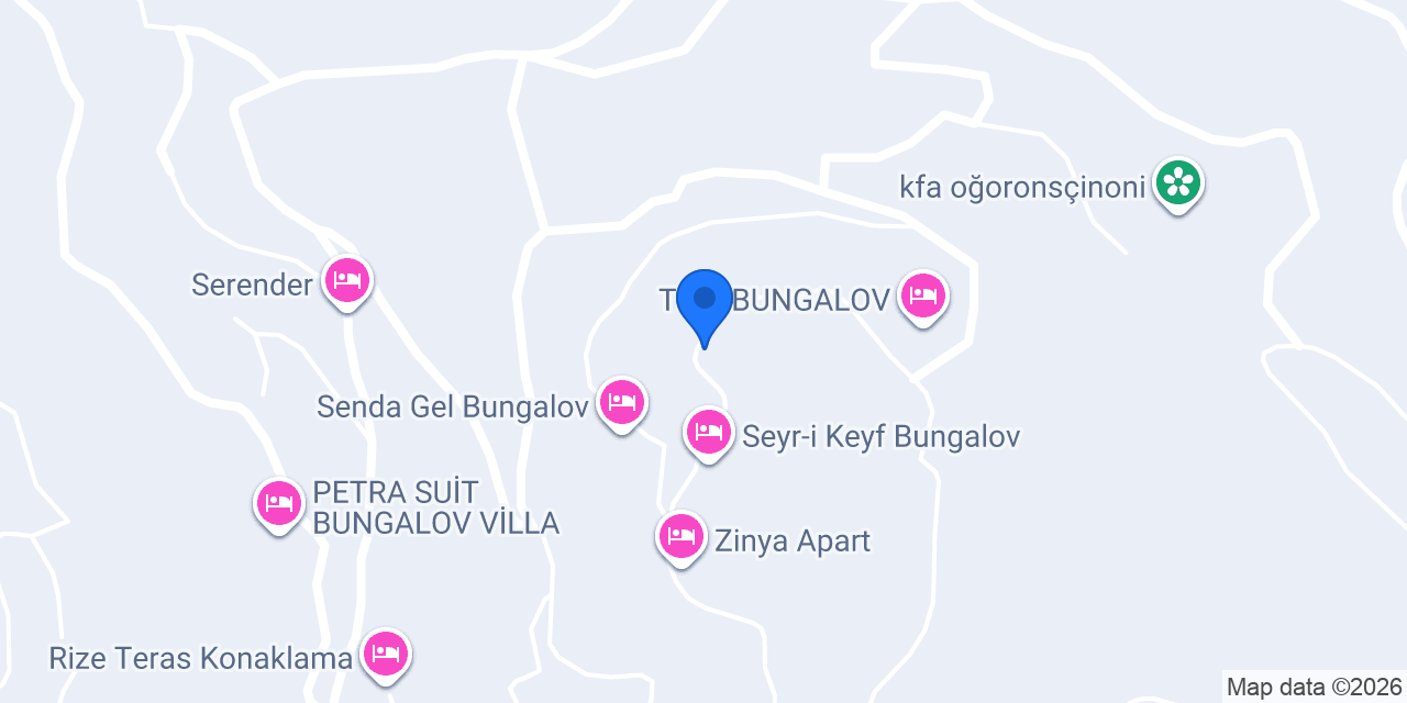 EZMOCE SUİT BUNGALOV konumu