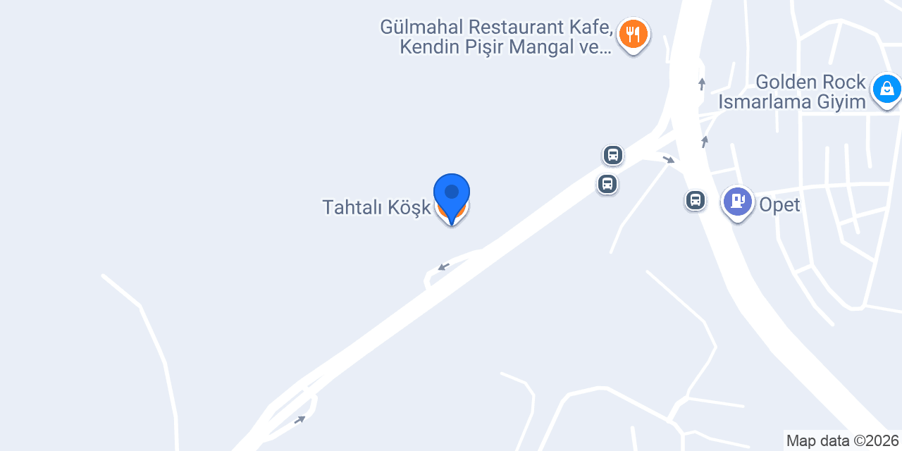 Tahtalı Köşk konumu