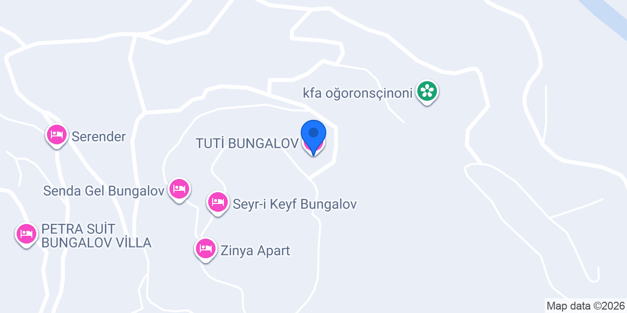 TUTİ BUNGALOV konumu