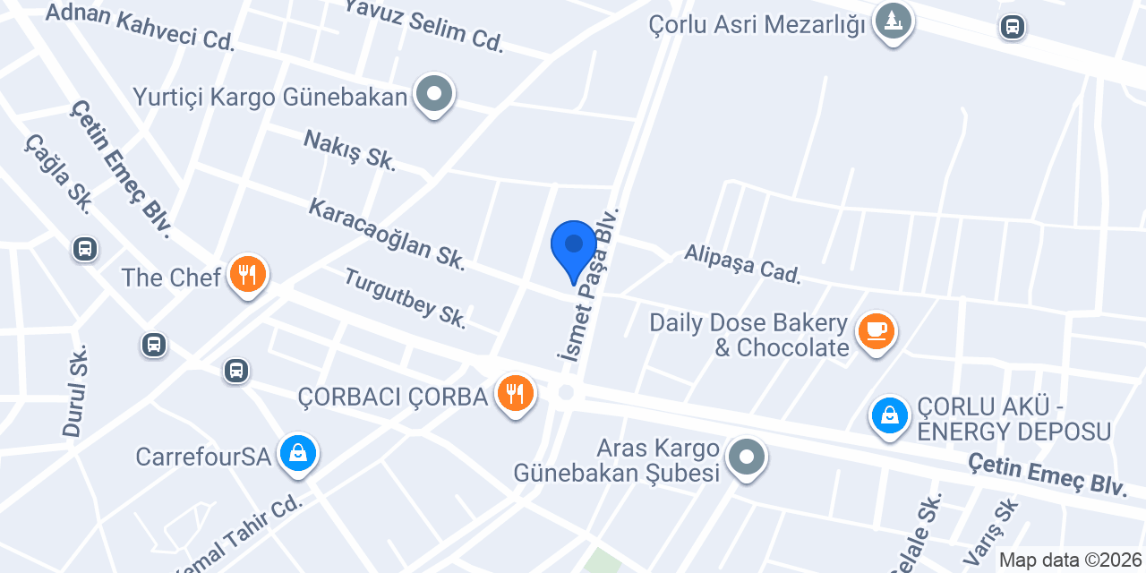 Çorbacı Ömer Usta konumu