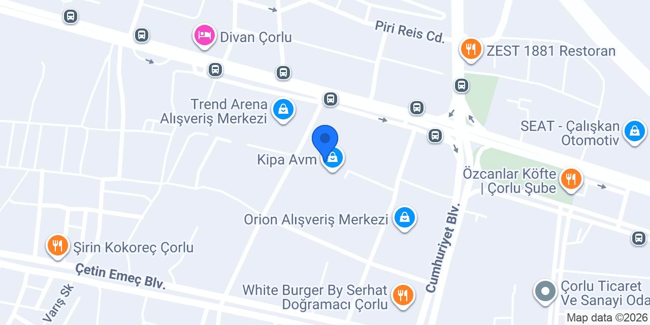 Çorlu çilingir Burak anahtar orion 2 avm konumu