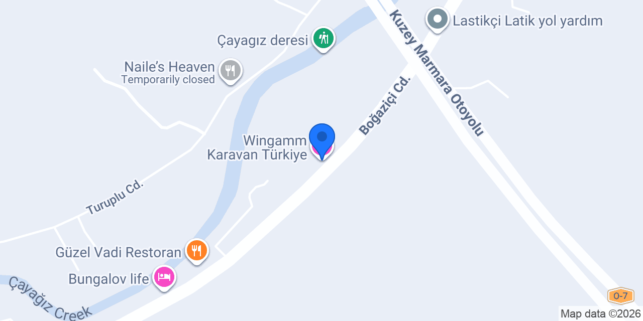Wingamm Karavan Türkiye konumu