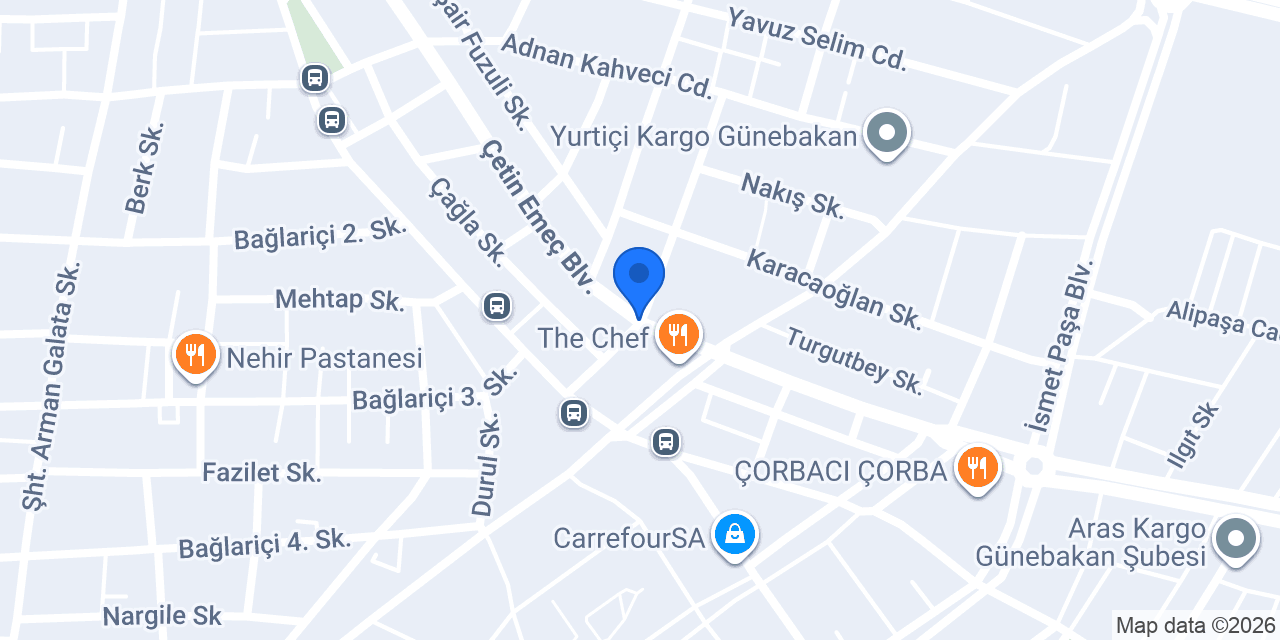 Fıstık Künefe Çorlu konumu