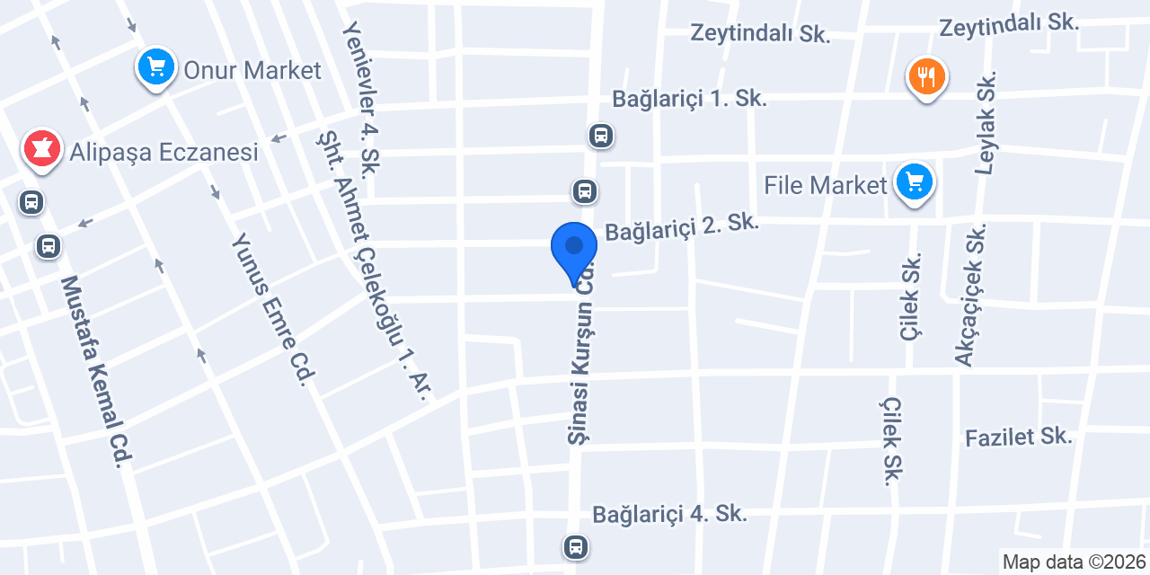 Ali Baba Unlu Mamülleri konumu