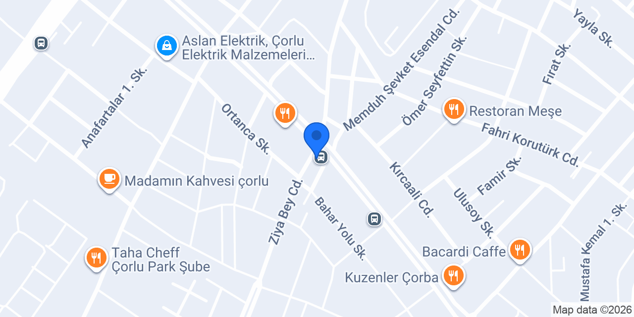 Çorlu Boyacı Barış Usta konumu