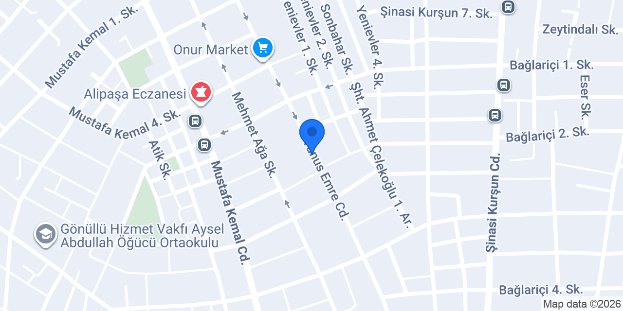 Bertan Yapı Tesisat konumu